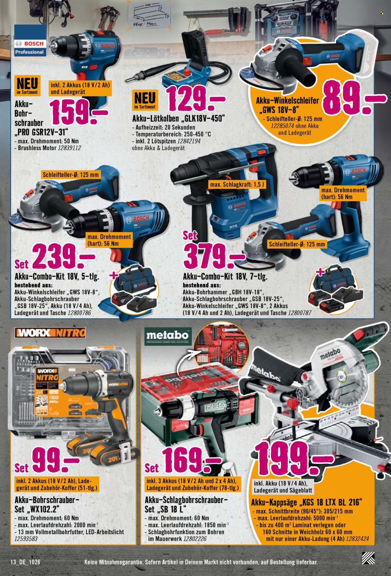 Leták Hornbach - 8.10.2026 - 4.11.2026. Strana 13