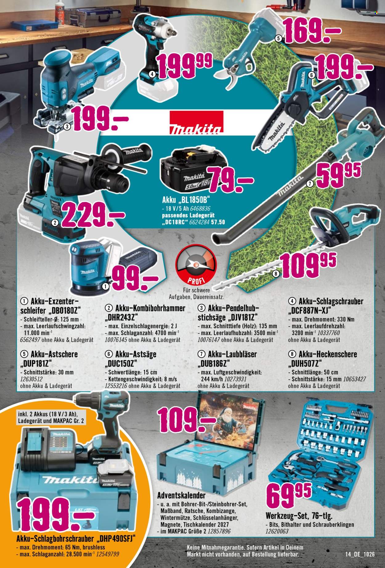 Leták Hornbach - 8.10.2026 - 4.11.2026. Strana 14