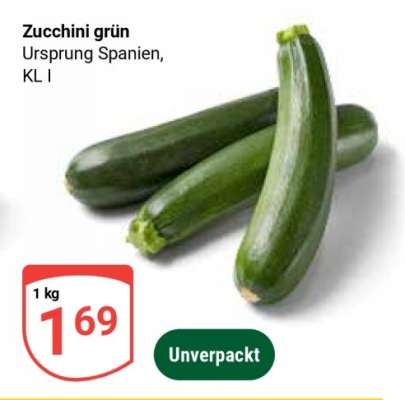 Zucchini grün