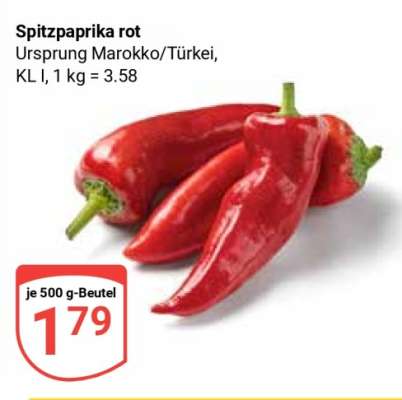 Spitzpaprika rot*