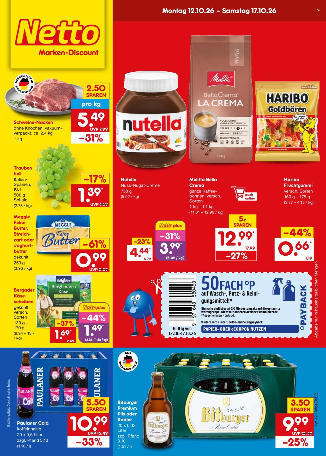 Netto Marken-Discount Prospekte  - 12.10.2026 - 17.10.2026. Seite 1