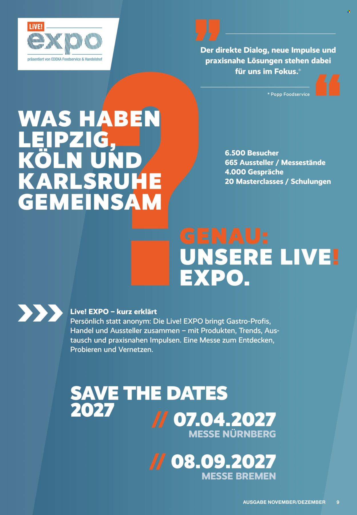 Handelshof Prospekte  - 1.11.2026 - 31.12.2026. Seite 9