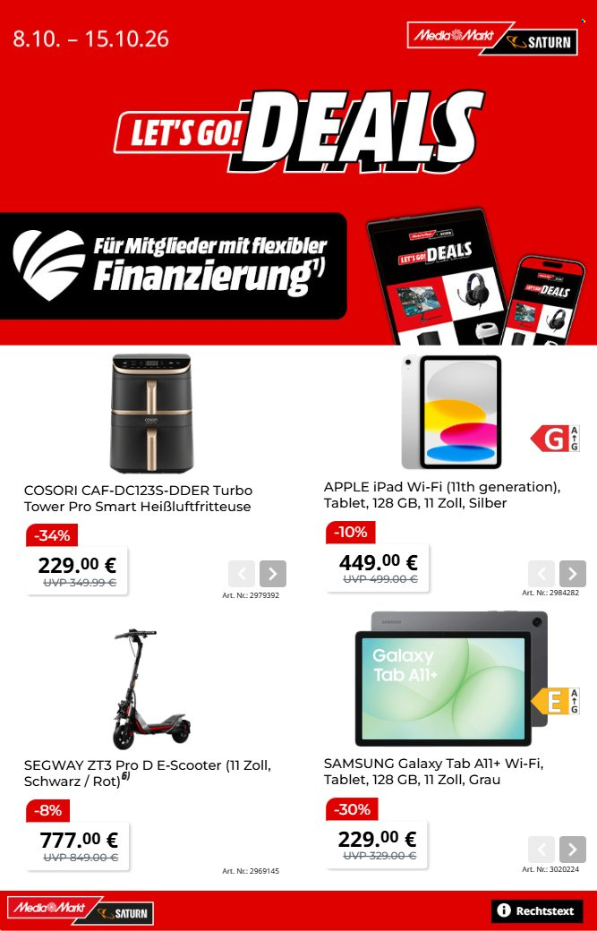 Leták MediaMarkt - 8.10.2026 - 15.10.2026. Strana 1
