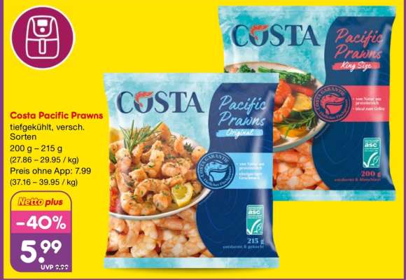 Costa Pacific Prawns