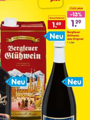 Bergfeuer Glühwein das Original