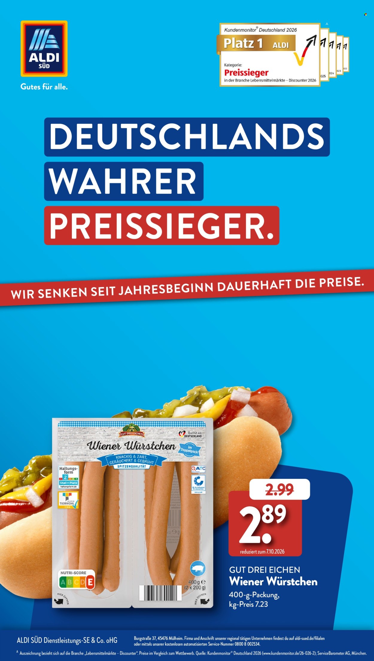 ALDI SÜD Prospekte . Seite 1
