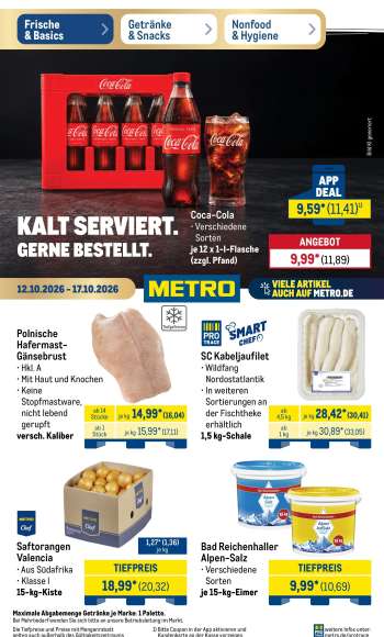 Prospekte Metro - 12.10.2026 - 17.10.2026.