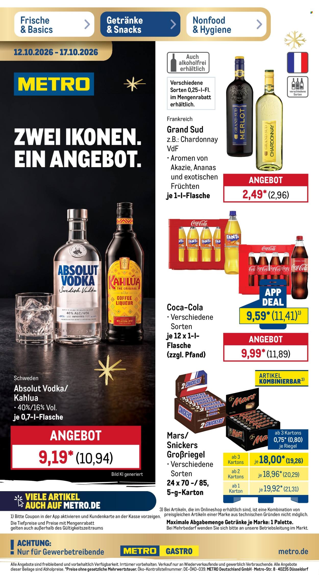 Metro Prospekte  - 12.10.2026 - 17.10.2026. Seite 21