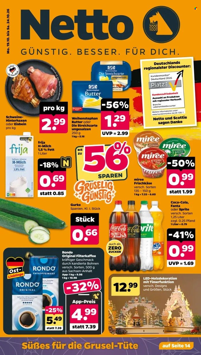 Netto Prospekte  - 19.10.2026 - 24.10.2026. Seite 1