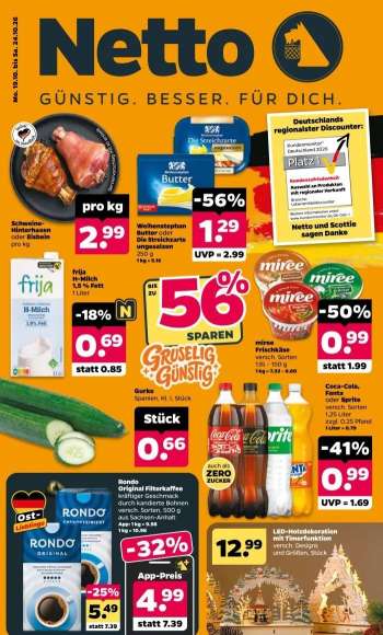 Prospekte Netto - 19.10.2026 - 24.10.2026.
