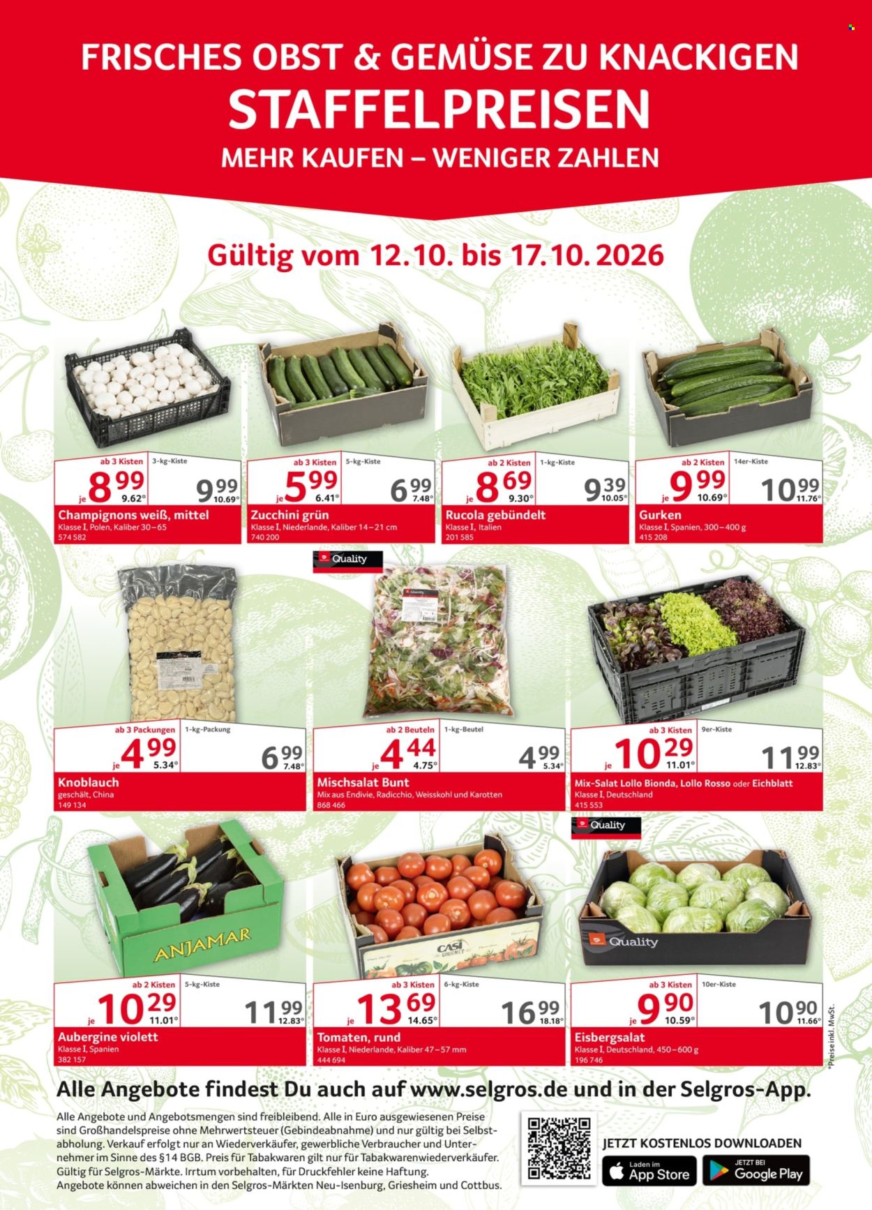 Leták Selgros - 12.10.2026 - 17.10.2026. Strana 1