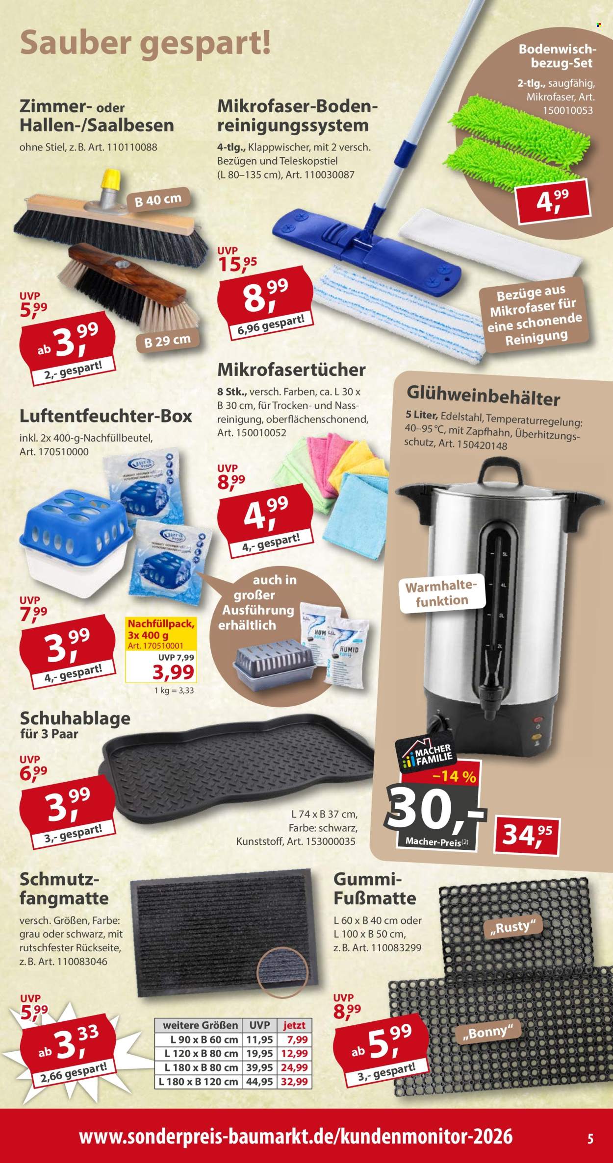 Leták Sonderpreis-Baumarkt - 17.10.2026 - 23.10.2026. Strana 5