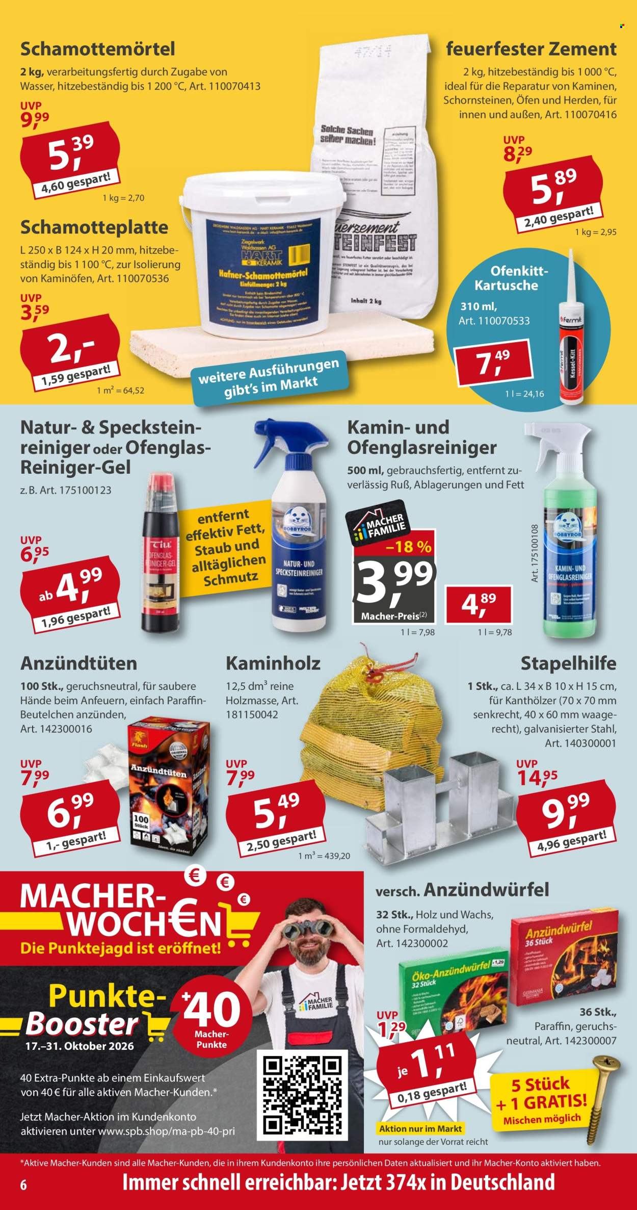 Sonderpreis-Baumarkt Prospekte  - 17.10.2026 - 23.10.2026. Seite 6