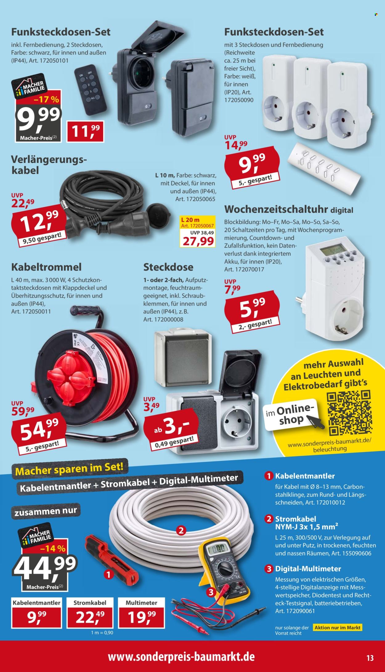 Leták Sonderpreis-Baumarkt - 17.10.2026 - 23.10.2026. Strana 13