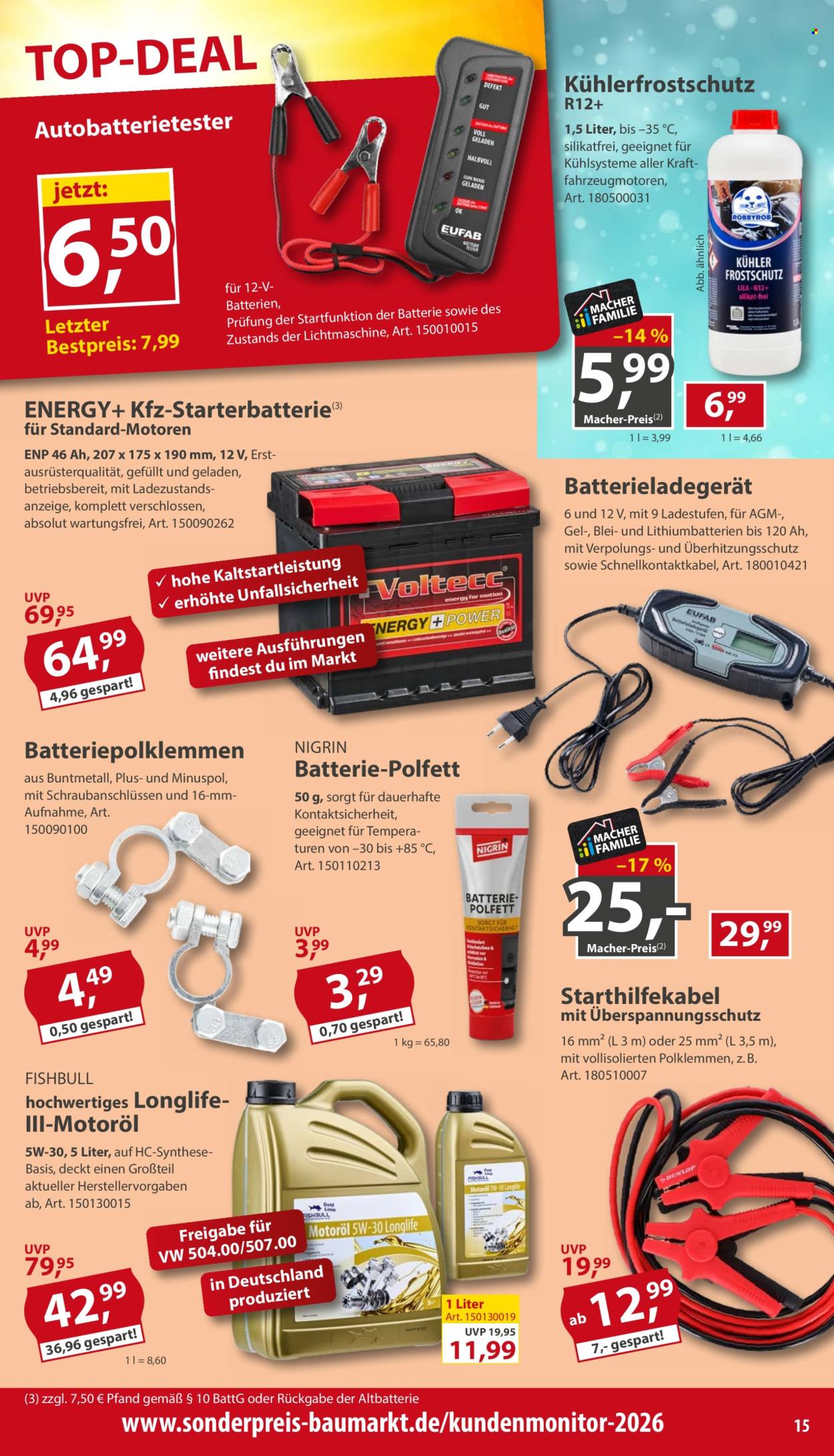 Leták Sonderpreis-Baumarkt - 17.10.2026 - 23.10.2026. Strana 15