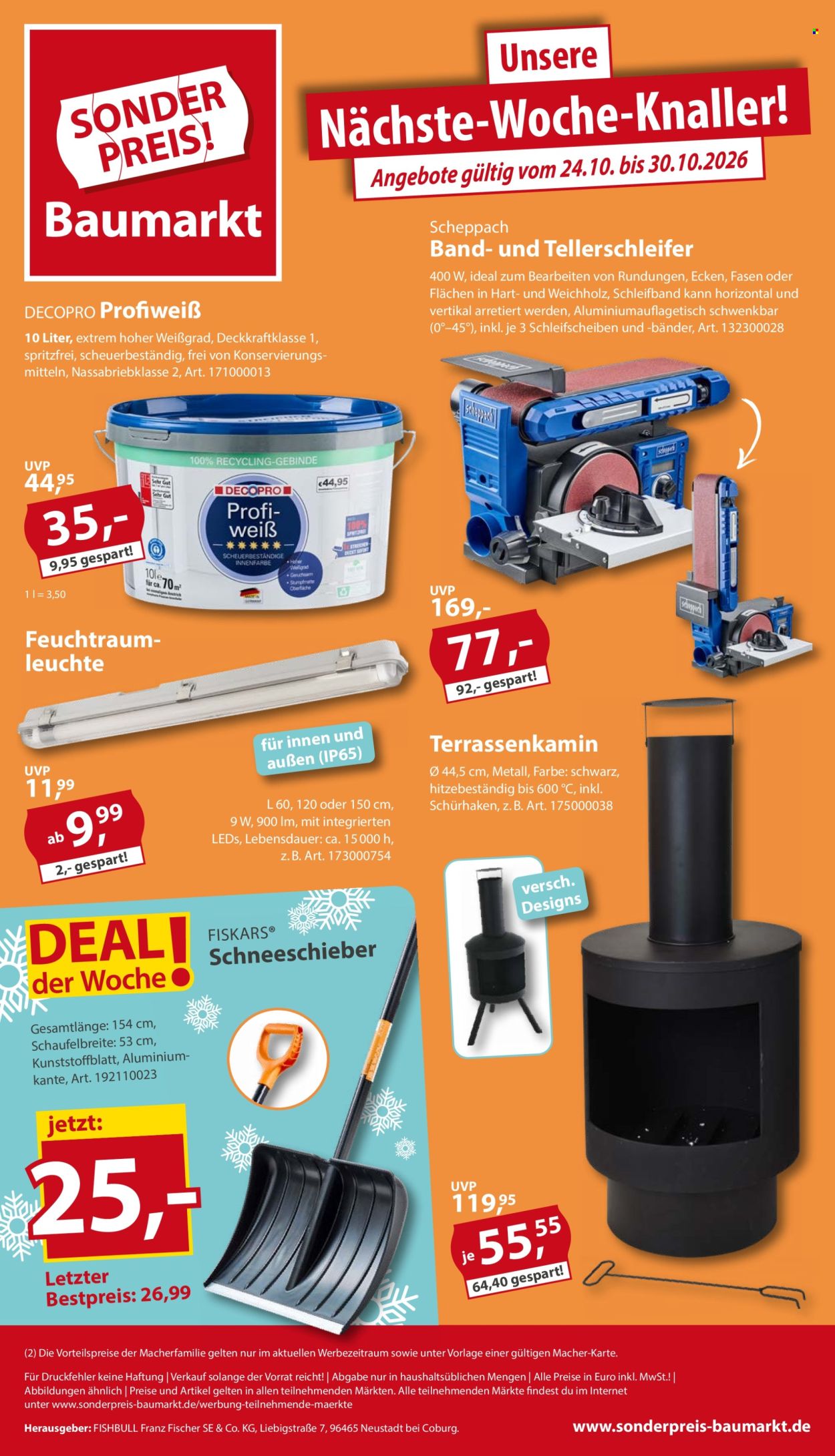 Leták Sonderpreis-Baumarkt - 17.10.2026 - 23.10.2026. Strana 16