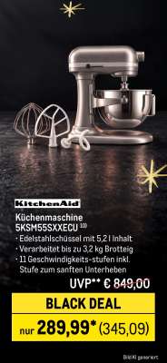 KitchenAid Küchenmaschine 5KSM55SXXECU