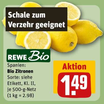 Bio-Zitronen