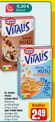 DR. OETKER Vitalis Schoko Müsli
