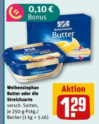 WEIHENSTEPHAN Butter oder Die Streichzarte