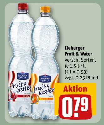 Ileburger Fruit & Water