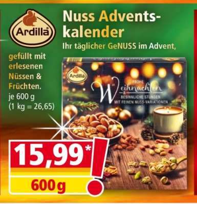 Nuss Adventskalender