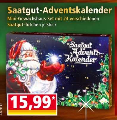 Saatgut-Adventskalender
