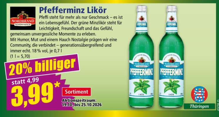 Pfefferminz Likör