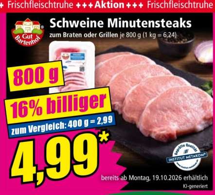 Schweine-Minutensteaks