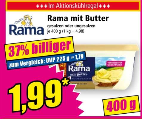 Rama mit Butter