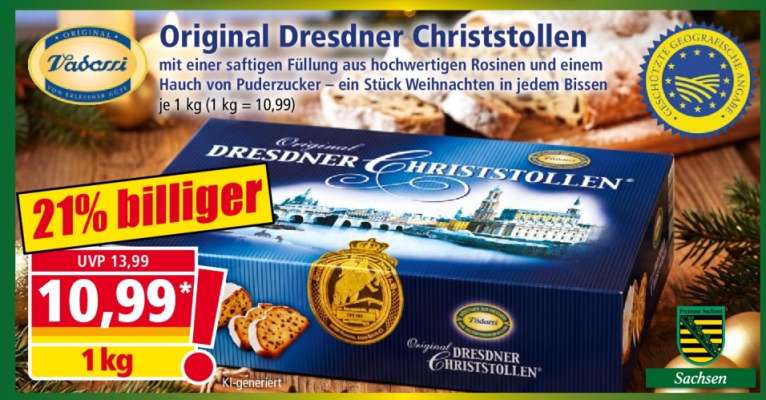 Original Dresdner Christstollen