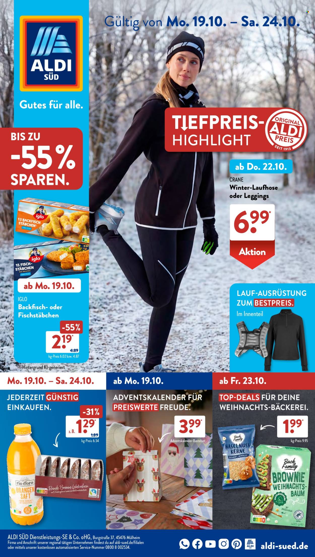 ALDI SÜD Prospekte  - 19.10.2026 - 24.10.2026. Seite 1