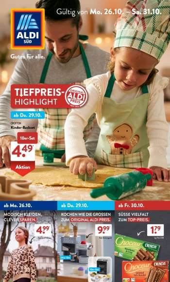Prospekte ALDI SÜD - 26.10.2026 - 31.10.2026.