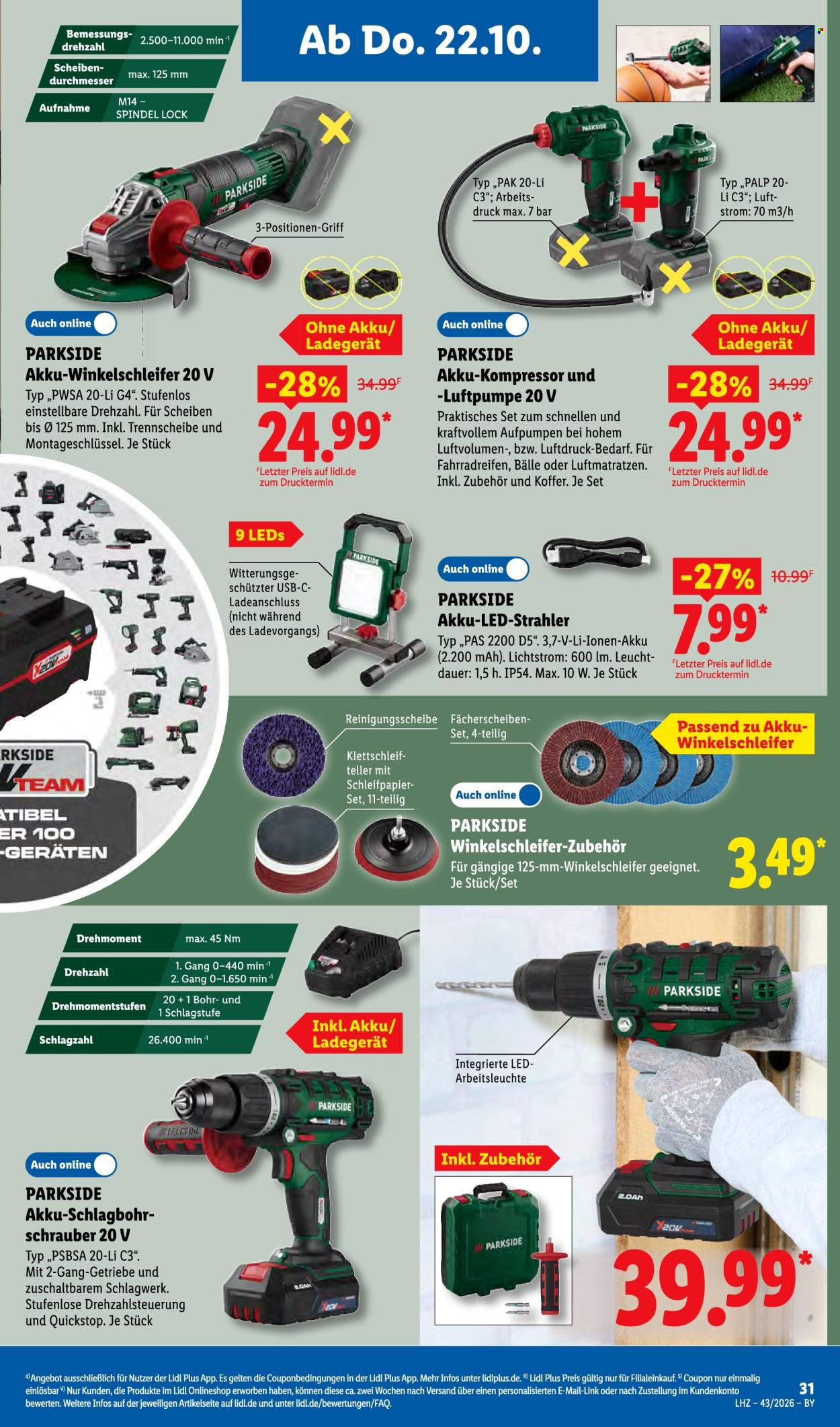 Leták Lidl - 19.10.2026 - 24.10.2026. Strana 45