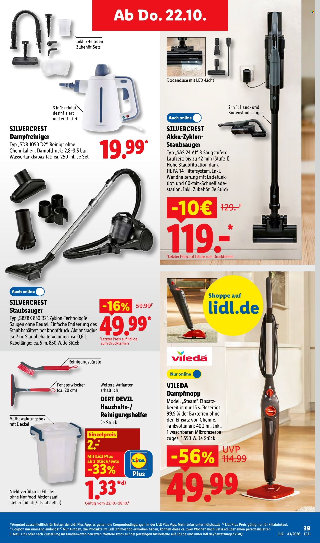 Leták Lidl - 19.10.2026 - 24.10.2026. Strana 57