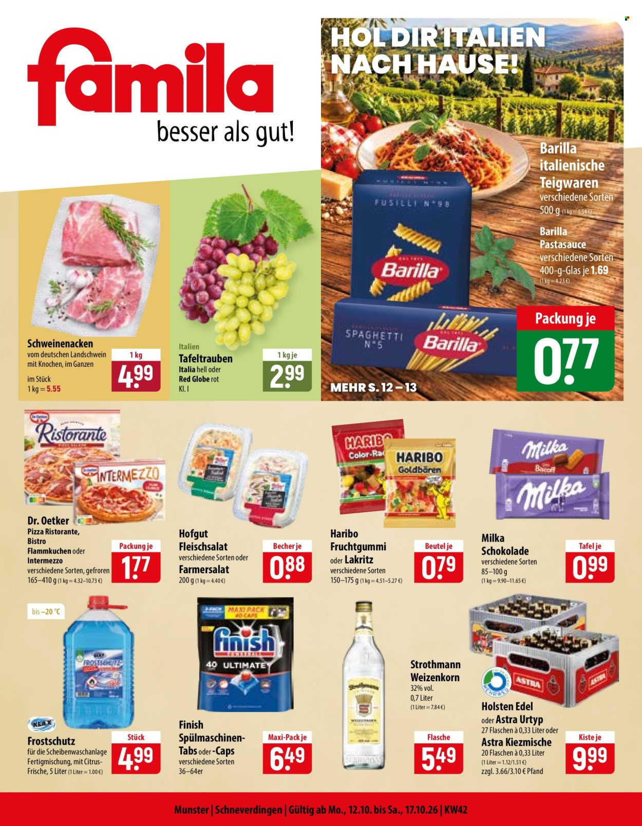 famila Prospekte  - 12.10.2026 - 17.10.2026. Seite 1