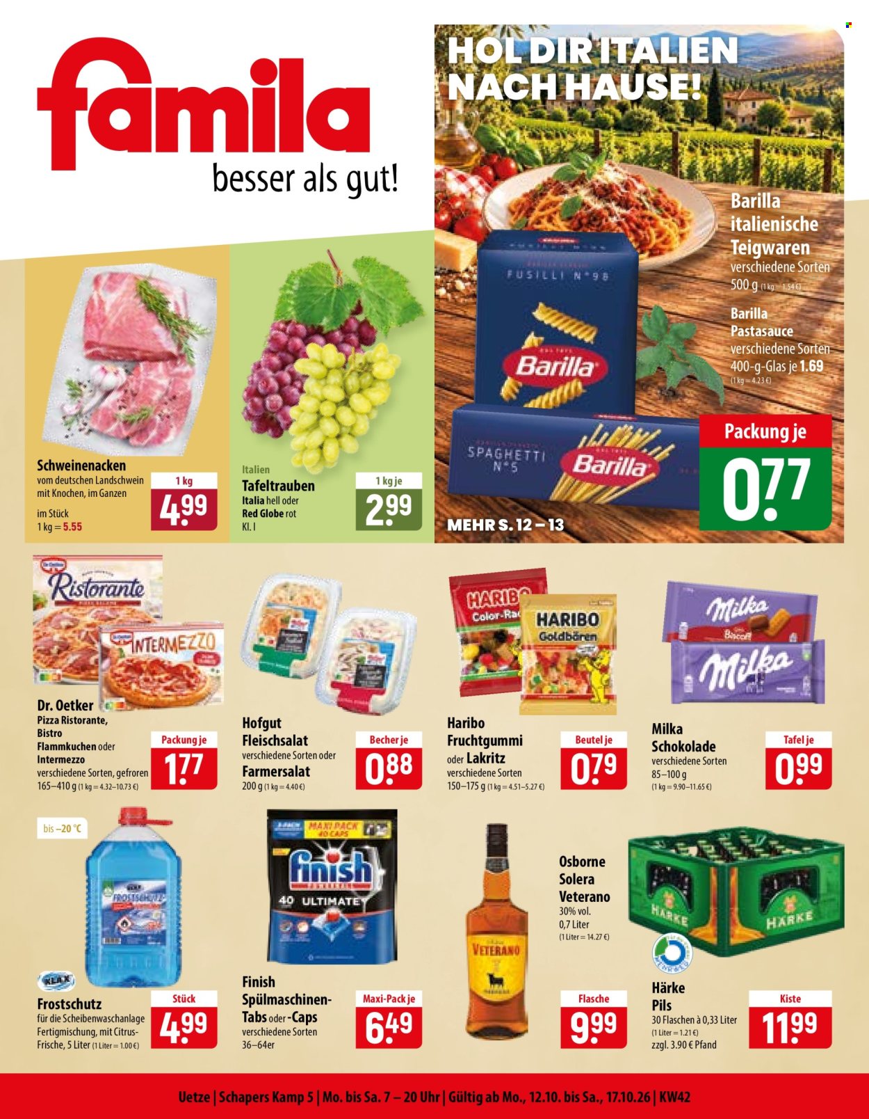famila Prospekte  - 12.10.2026 - 17.10.2026. Seite 1