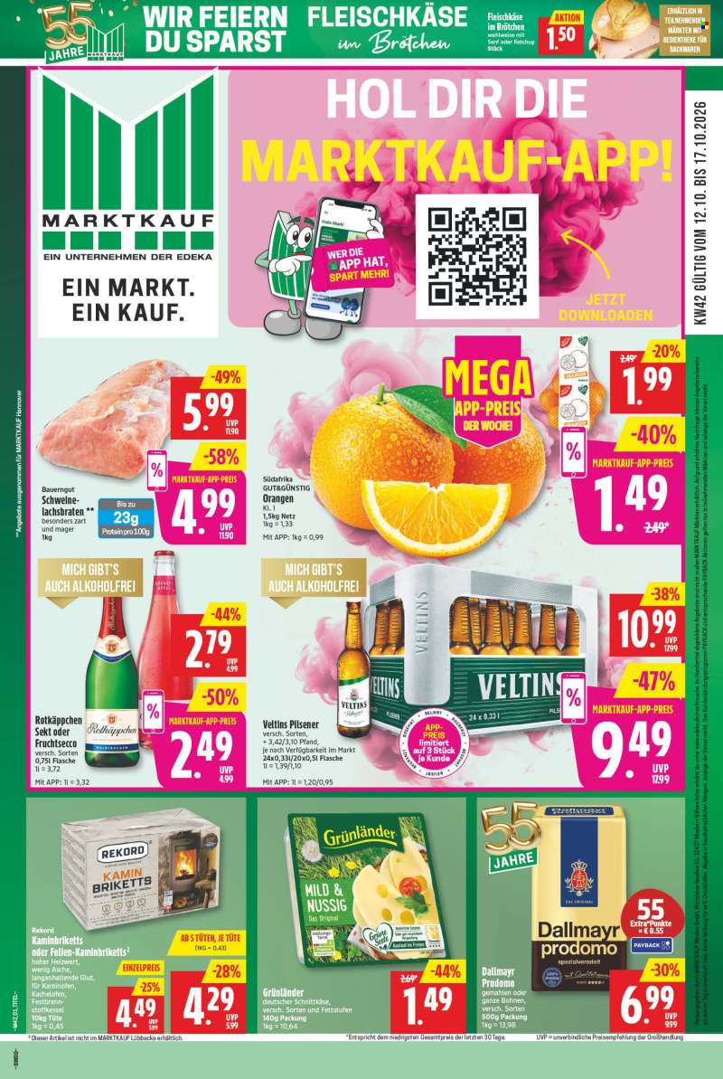 Prospekte Marktkauf - 12.10.2026 - 17.10.2026.