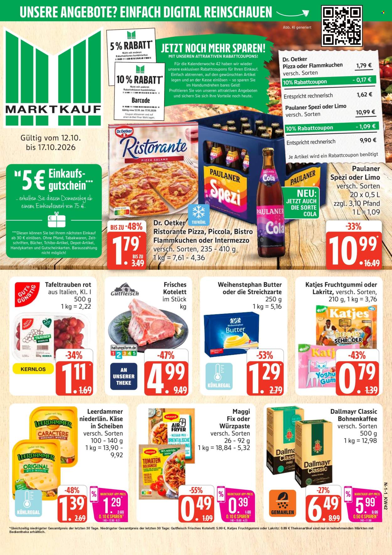 Leták Marktkauf - 12.10.2026 - 17.10.2026. Strana 1