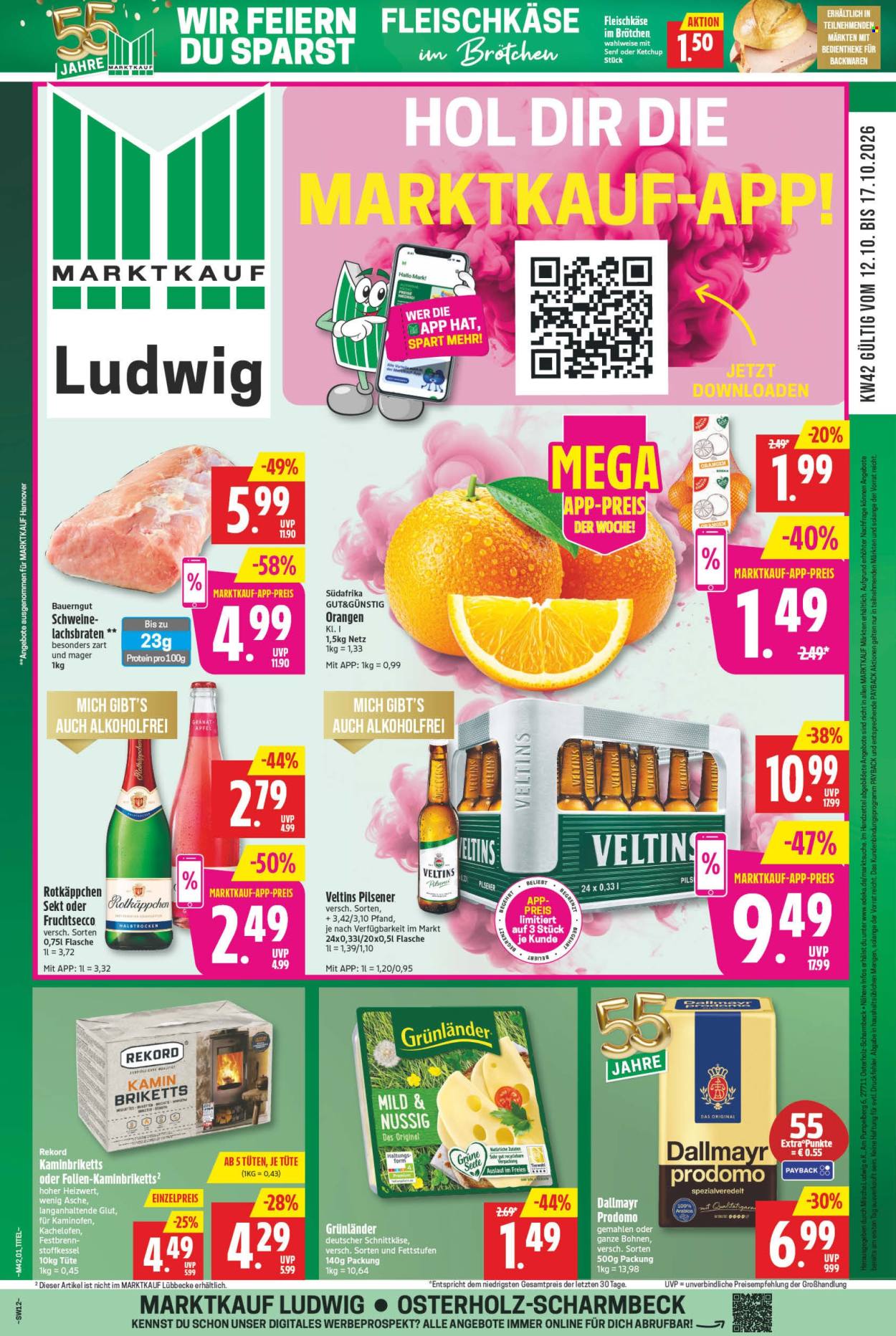 Leták Marktkauf - 12.10.2026 - 17.10.2026. Strana 1