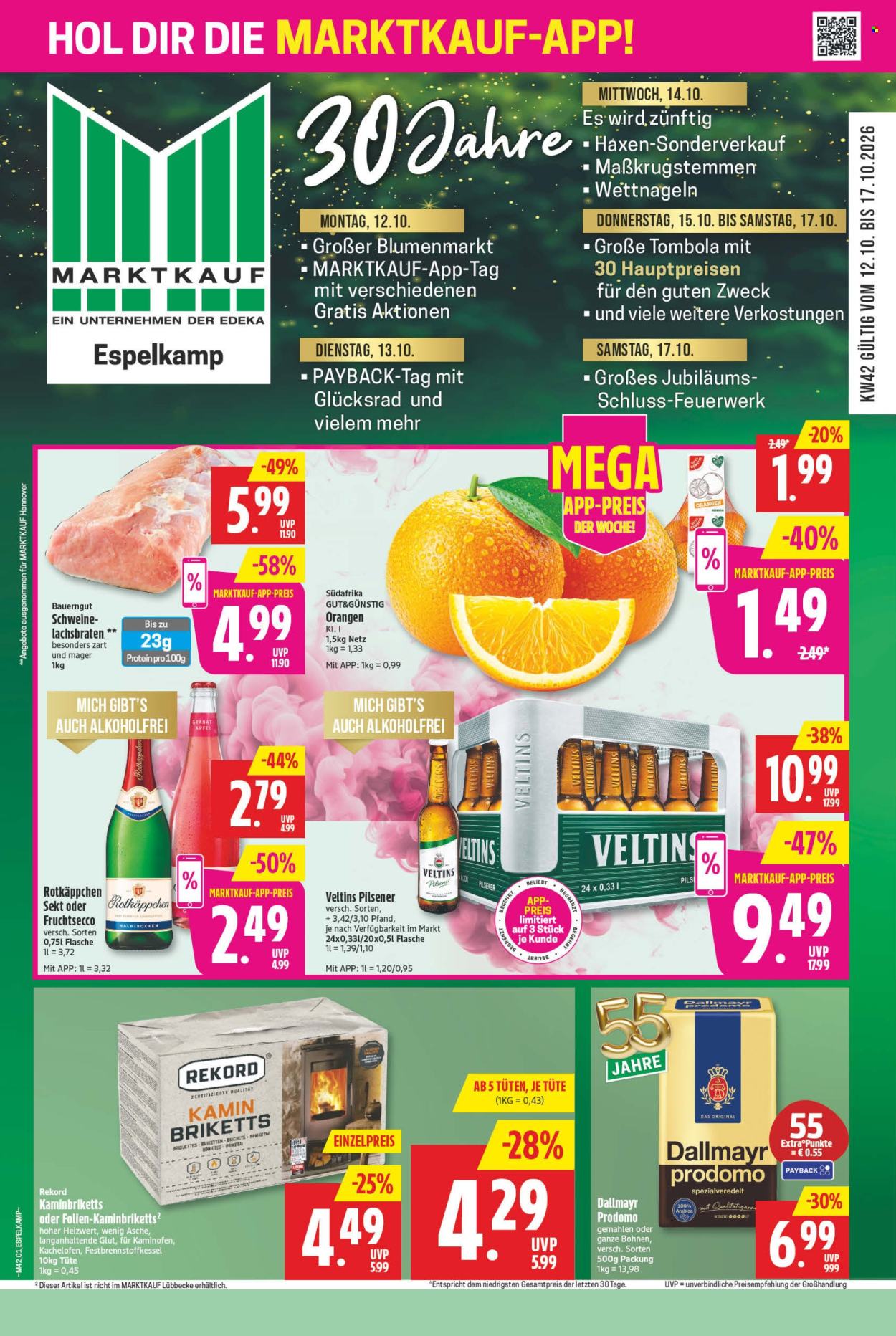 Leták Marktkauf - 12.10.2026 - 17.10.2026. Strana 1