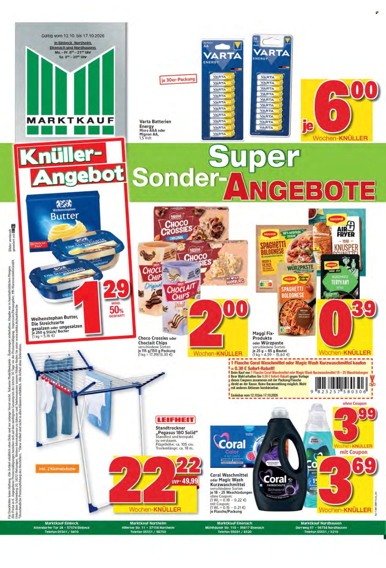 Leták Marktkauf - 12.10.2026 - 17.10.2026. Strana 1