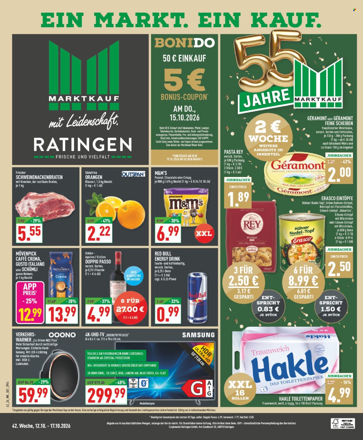 Leták Marktkauf - 12.10.2026 - 17.10.2026. Strana 1