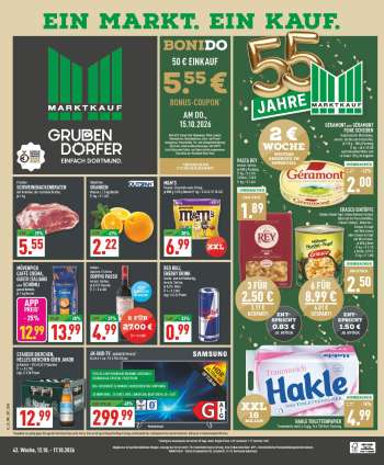 Prospekte Marktkauf - 12.10.2026 - 17.10.2026.