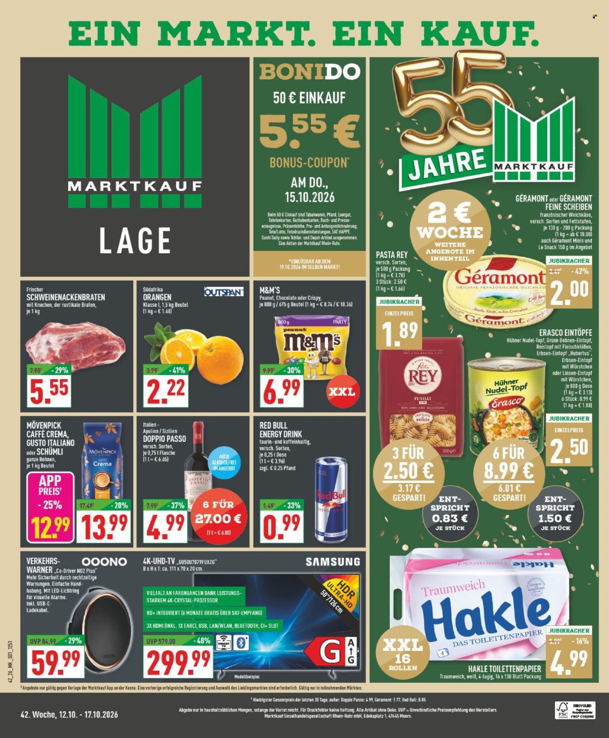 Leták Marktkauf - 12.10.2026 - 17.10.2026. Strana 1