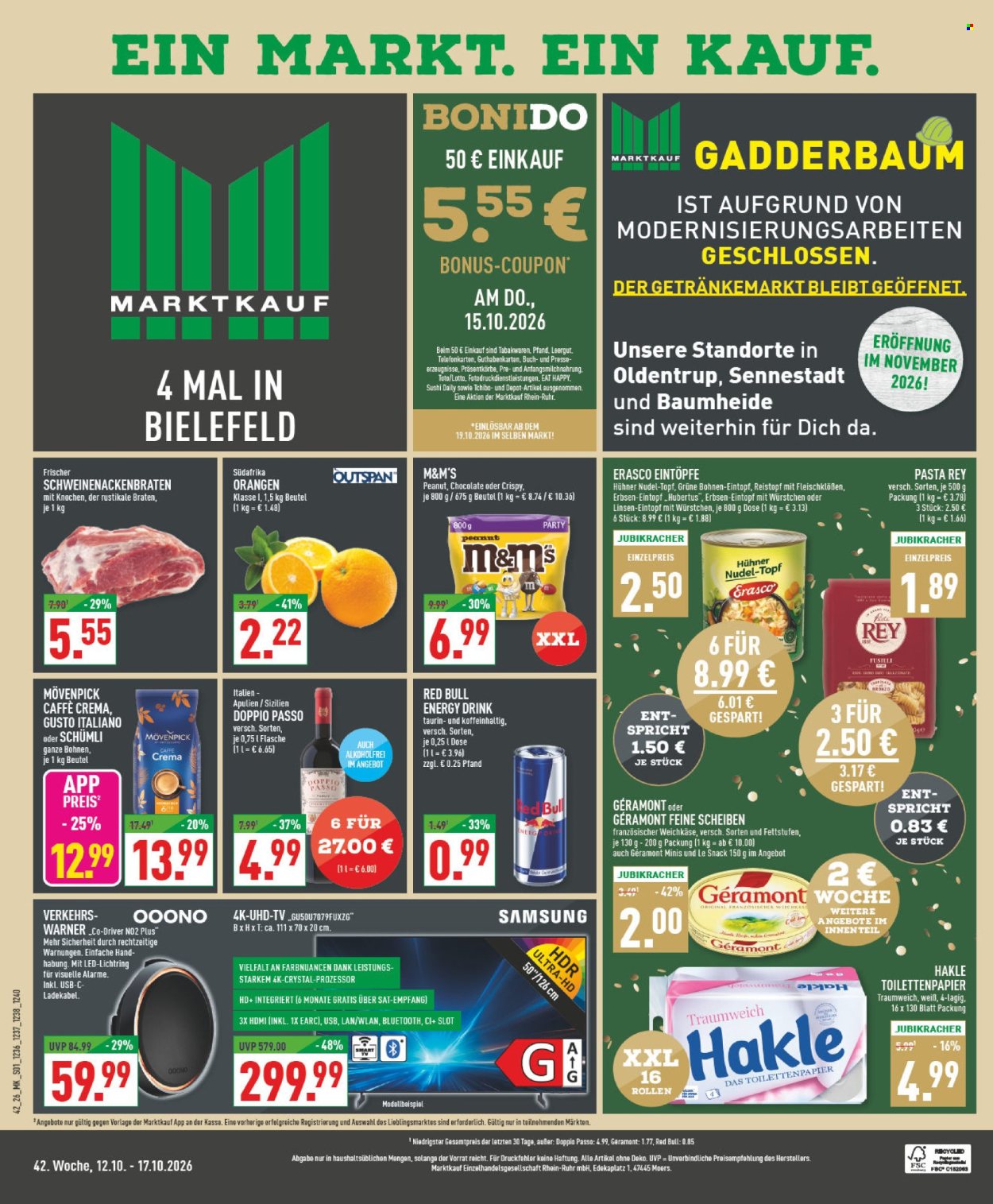 Leták Marktkauf - 12.10.2026 - 17.10.2026. Strana 1