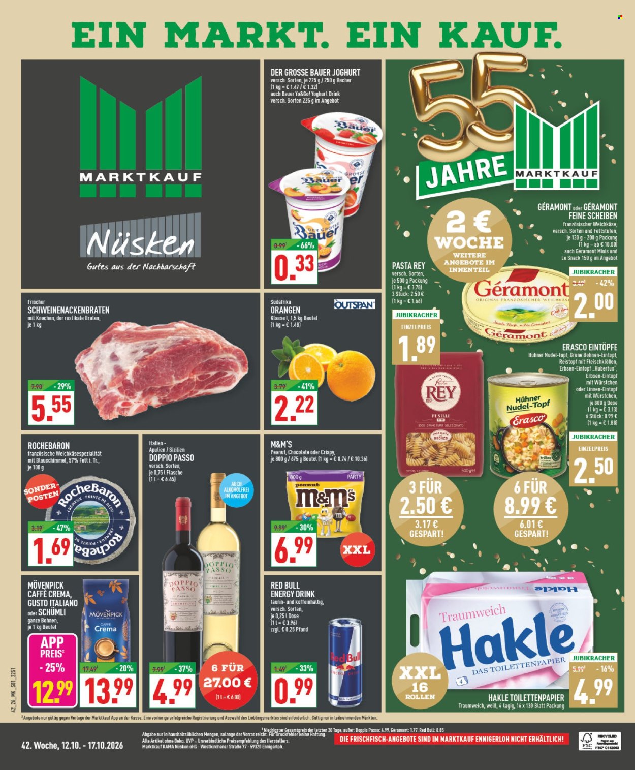 Leták Marktkauf - 12.10.2026 - 17.10.2026. Strana 1