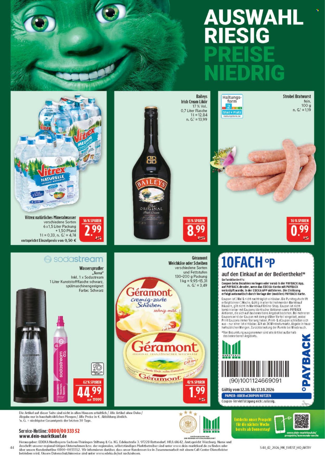 Leták Marktkauf - 12.10.2026 - 17.10.2026. Strana 44