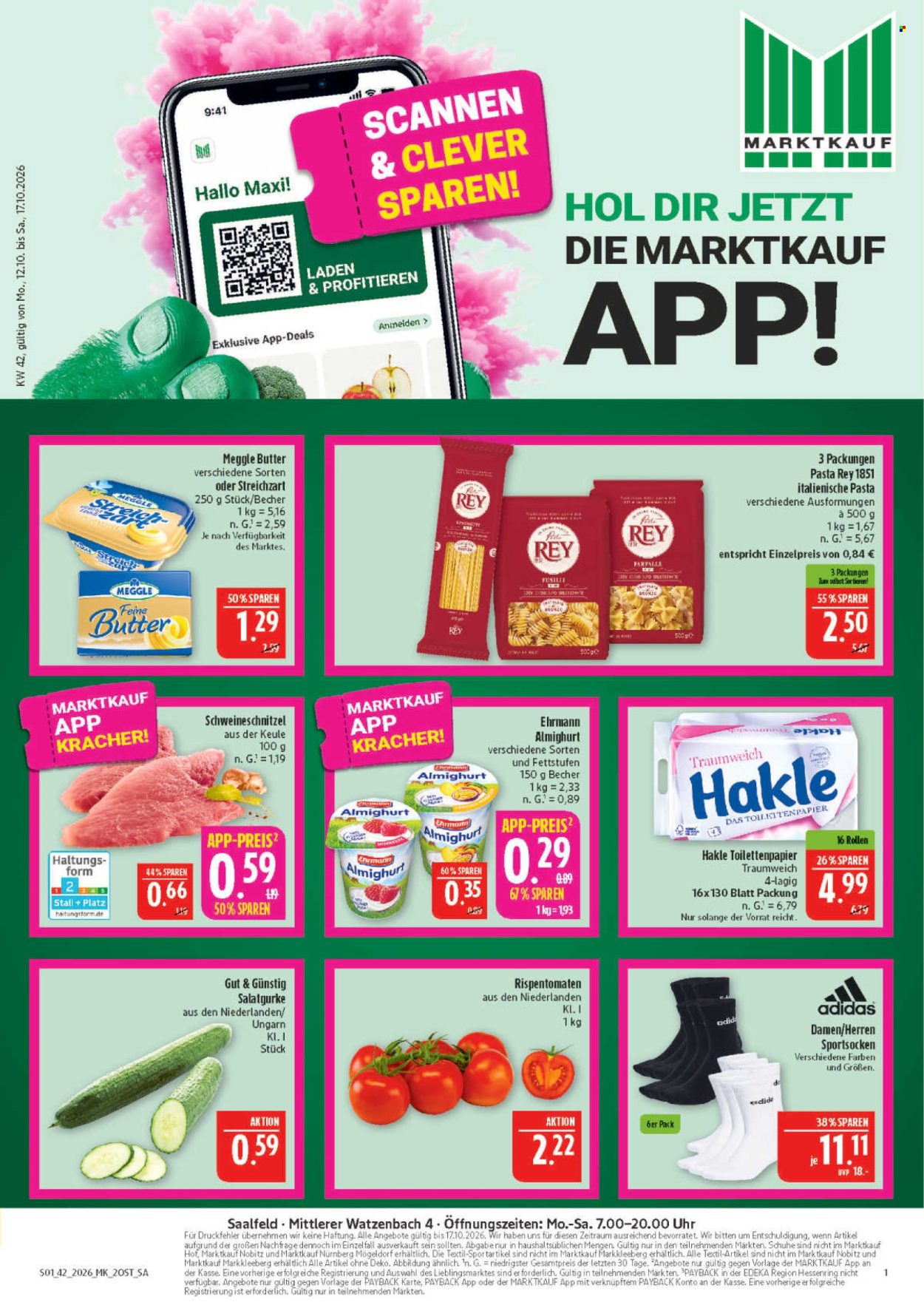 Leták Marktkauf - 12.10.2026 - 17.10.2026. Strana 1
