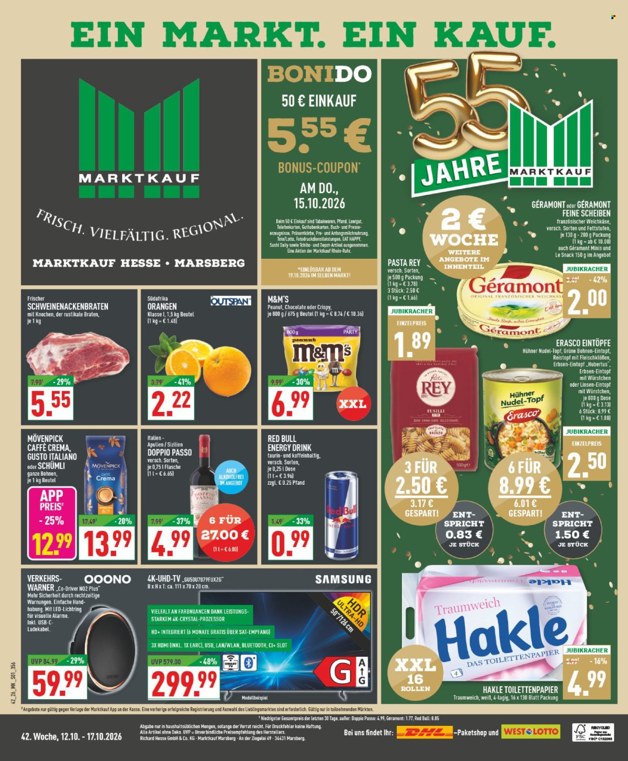Leták Marktkauf - 12.10.2026 - 17.10.2026. Strana 1